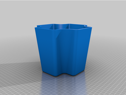 cross shape vase johnkh 3d print model - Mito3D