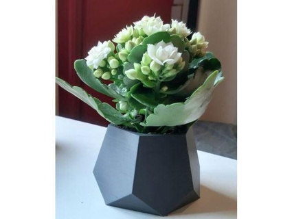 geometric flowerpot 4 bvm 3d print model - Mito3D