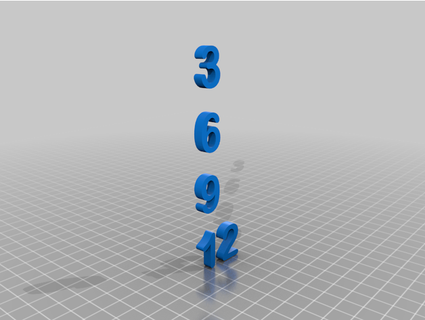 Zahlen xfaustox 3d print model - Mito3D