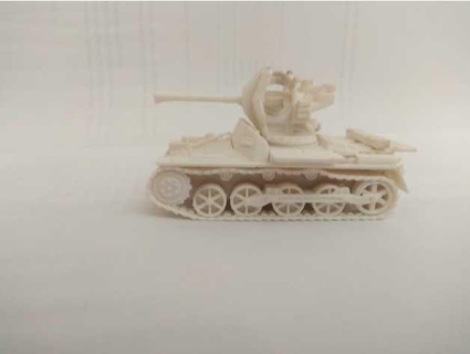 easy print flakpanzer-1 teccar 3d print model - Mito3D
