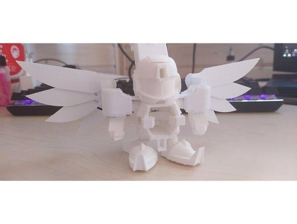 b daman kanatlar mızrak dövüşü 3d print model - Mito3D