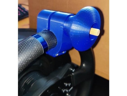 thrustmaster t300 wheel knob clamps remixed fulspeed philcotigo 3d print model - Mito3D