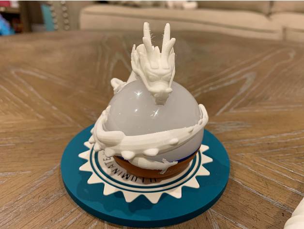 olight obulb dragon topper simmoc04 3D print model - Mito3D