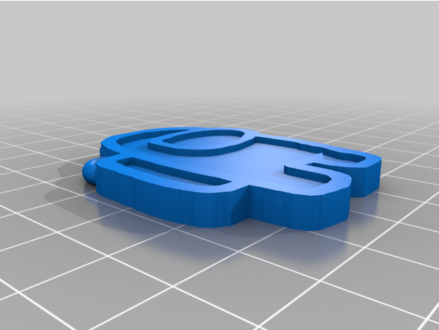 us llavero rutizan 3D print model - Mito3D