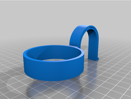 cup holder hand handicapped people istikbey 3d print model - Mito3D