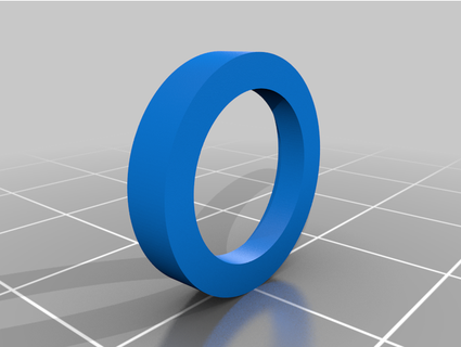 triplo Duplo anel noz espaçador aiber 3d print model - Mito3D