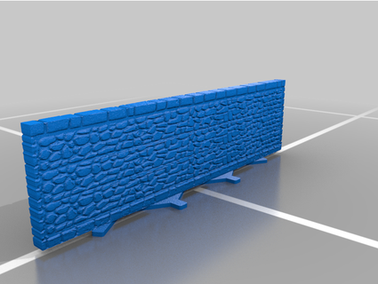 wall tall height modification robbdamangames 3d print model - Mito3D