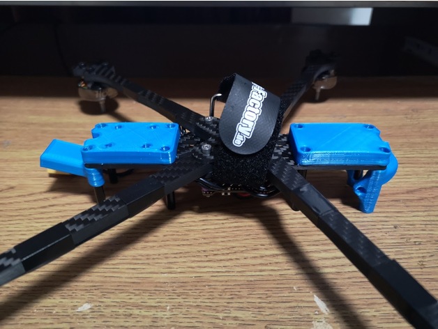 sourceonev4 bottom mount battery skids harpalyke  3D print model - Mito3D