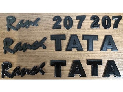 tata moteurs ranch 207 logo Fédérer 3d print model - Mito3D