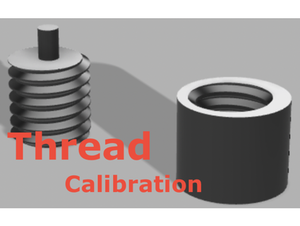 simple thread calibration thesamco 3d print model - Mito3D
