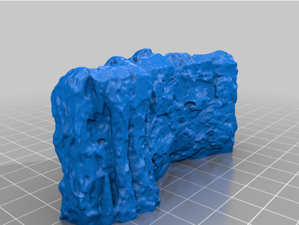 semplice grotta pareti cavo maledizione 3d print model - Mito3D