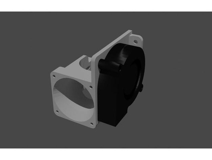 sovol sv01 40mm ventilador Hotend adaptador 5015 montagem cronox 3d print model - Mito3D