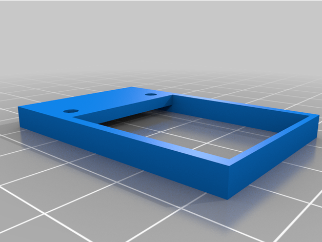 faceplate pimoroni 13 spi colour square lcd 240x240 phwalls 3D print model - Mito3D