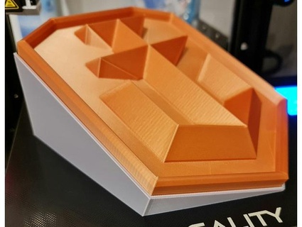 world warships logo stand vossdortmund 3d print model - Mito3D