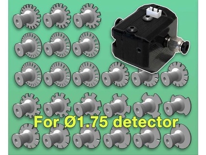 codage roues confiture détecteur 175 génapart 3d print model - Mito3D