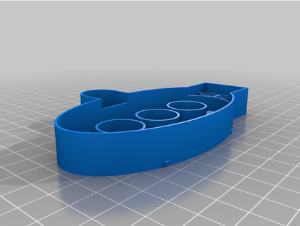 submarine cookie cutter strodge 3d print model - Mito3D