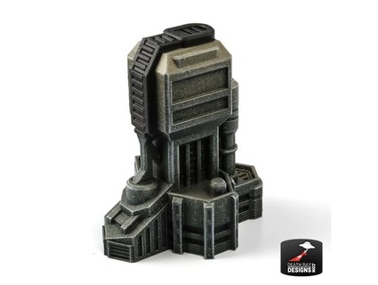 hex city industrial sample pack deathraydesigns 3d print model - Mito3D