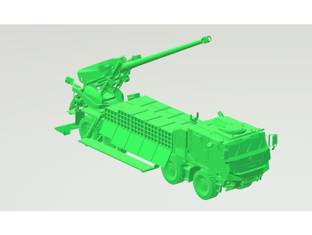 Tatra 8x8 Sezar 155mm şeyh 3D print model - Mito3D