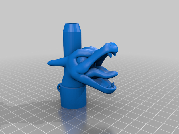 charizard cabeza shisha jfgalo14 3D print model - Mito3D