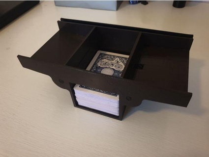 fully printed card shuffler thomaswoerner1 3d print model - Mito3D