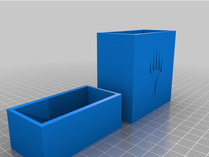 mtg mazzo scatola burt gomma 3d print model - Mito3D