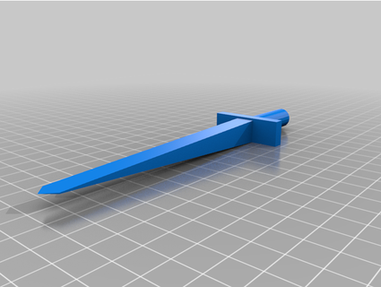 baby sword burt gummer 3d print model - Mito3D