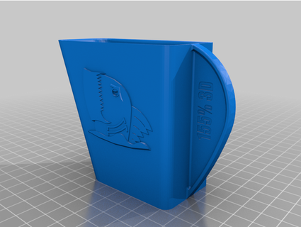 nourriture poissons croyez pot lingnauf 3d print model - Mito3D