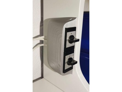 wall mounted flf power switch case enclosure schalter geh use sternli27 3d print model - Mito3D