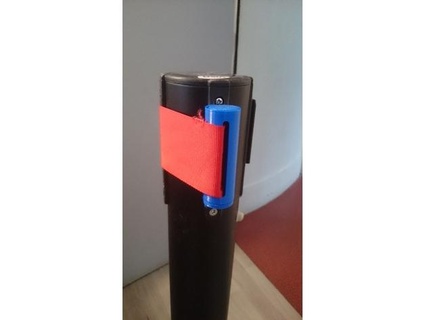Attache Block Post Ruban Antoine geehrt 3d print model - Mito3D