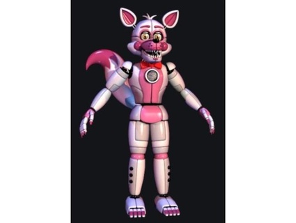 funtime foxy fnaf wearable mask jace1969 3d print model - Mito3D
