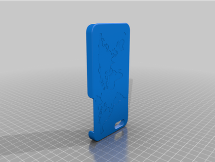 iphone 6 caso funda mundo mapa benmartell93 3d print model - Mito3D