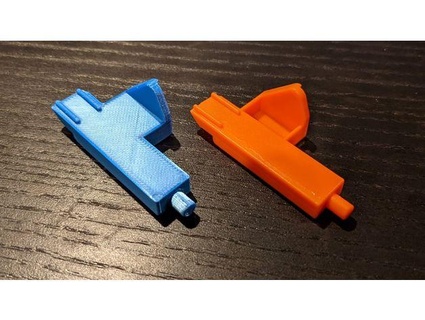 nerf retaliador dardo dente atuador bala hortelã 3d print model - Mito3D