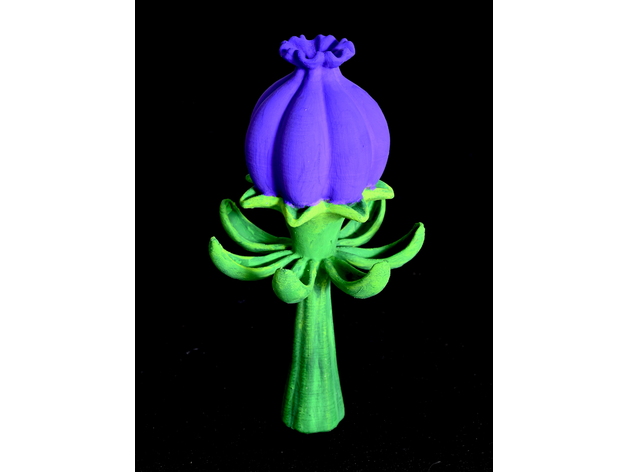 extraterrestre flor trompeta petal3d 3D print model - Mito3D