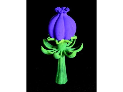 extraterrestre flor trompeta petal3d 3d print model - Mito3D