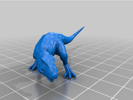 exodite rex Eldar tm jimjimjimmyjim 3d print model - Mito3D