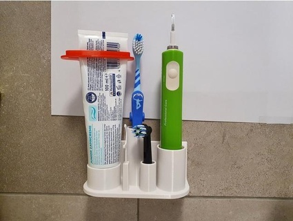 bagno spazzolino organizzatore tavoletta titolare supporto molden b 3d print model - Mito3D