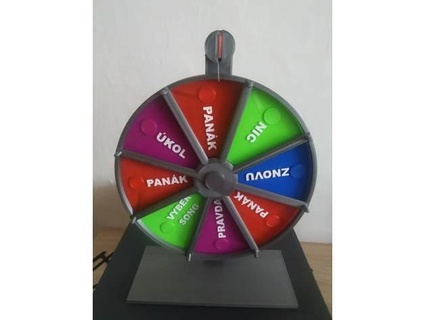 wheel fortune fully printable ace24 3d print model - Mito3D