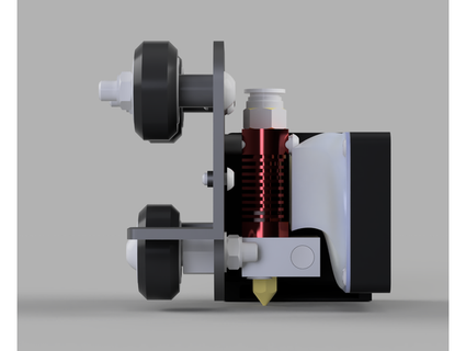 ender 3 enfriador ventilador conducto cremita 3d print model - Mito3D