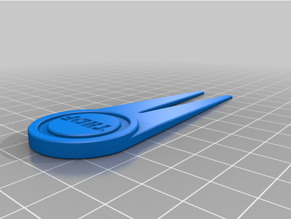 golf divot tool theoduf 3d print model - Mito3D