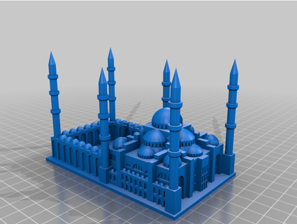 Moschee oradigitale 3d print model - Mito3D