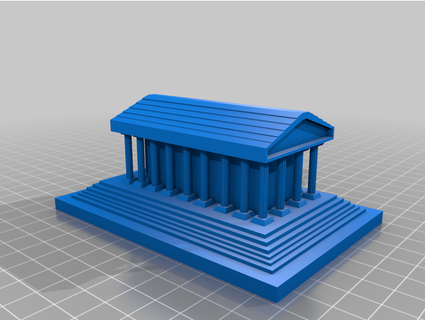 temple grêle ounumérique 3d print model - Mito3D