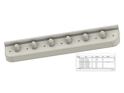 drilling template kluson locking tuners strats runoratsu 3d print model - Mito3D