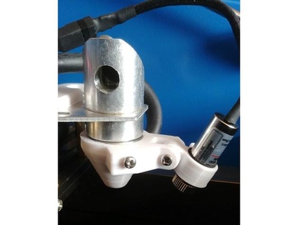 k40 air assist laser head + pointer support cfacelina 3d print model - Mito3D
