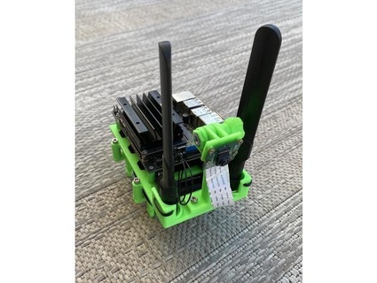 Jetson nano desenvolvedor kit monte Wi fi antenas framboesa pi Câmera jerrymtz 3d print model - Mito3D