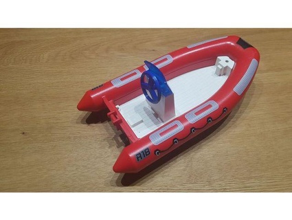 lenkrad playmobil boot scrolllkock 3d print model - Mito3D