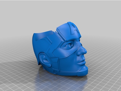 Capitán America compañero lanutriafuriosa 3d print model - Mito3D