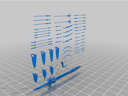 wood elves mesh dump jimjimjimmyjim 3d print model - Mito3D