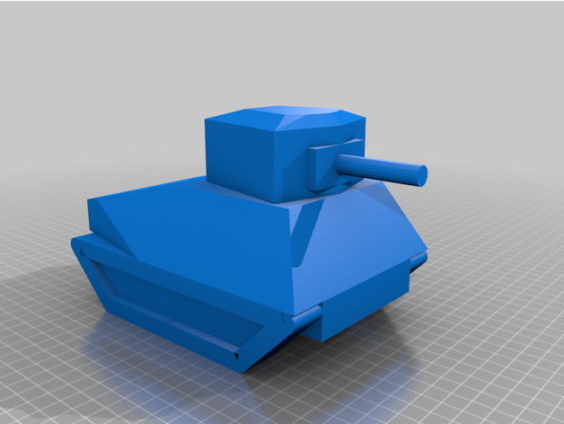 Guerra Mundial juego guerra v1m1 tanque miniatura blamazón 3D print model - Mito3D