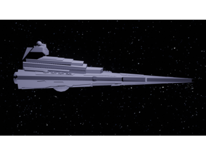 imperial-ii star destroyer kuatdriveyards 3d print model - Mito3D