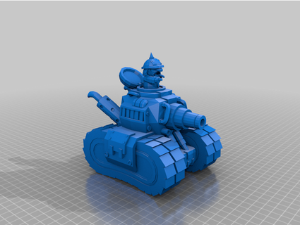 grot scrap tank - capt orks vehicle jimjimjimmyjim 3d print model - Mito3D